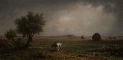 Martin Johnson Heade Mare and Colt in a Marsh USA oil painting artist